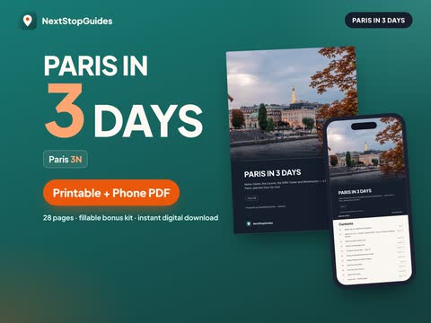 Paris 3-Day Itinerary