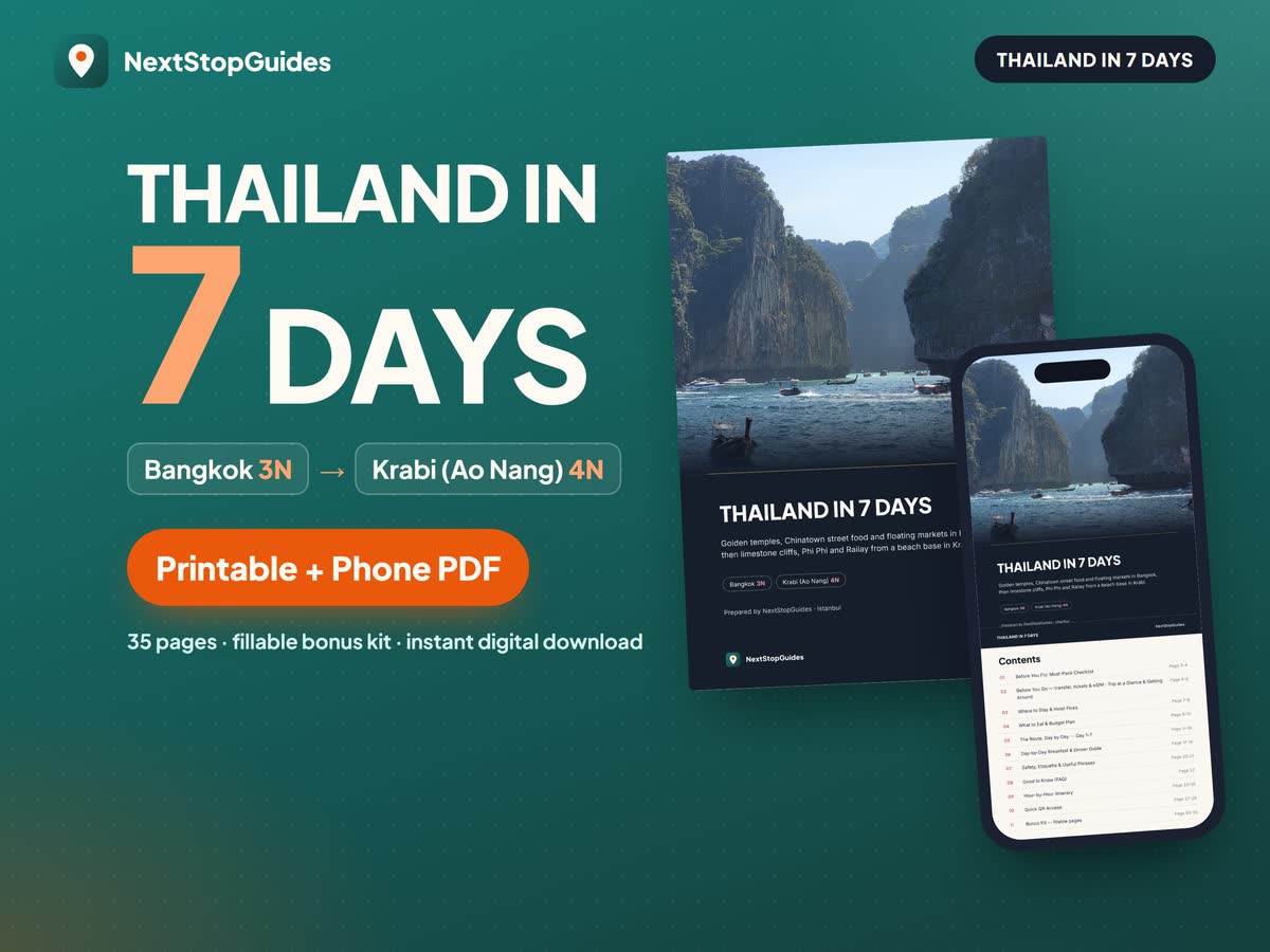Thailand 7-Day Itinerary